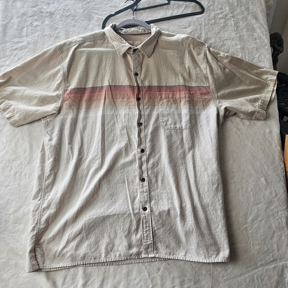 Territory Ahead Xxl Polo Shirt Striped Outdoor Western Southwest Men’s